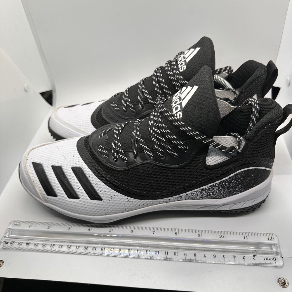 Adidas Icon V  Mens‎ Size 12 Black White Athletic Casual Training Shoes Sneakers - Picture 7 of 11